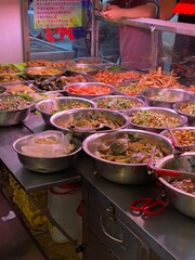 Asian seafood street food