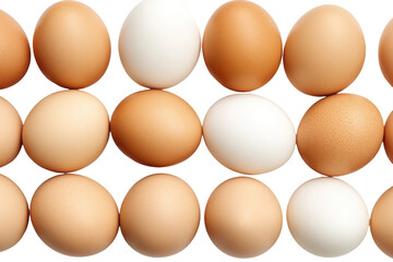 Symphony of Brown and White Eggs.