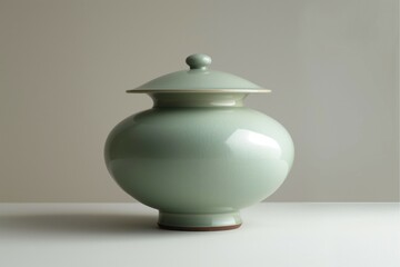 It is a celadon pottery with a beautiful blue color.
generative ai