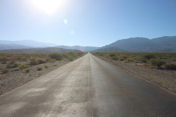 Beautiful mountain road in northwest Argentina