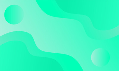 Calm pastel green background. Cool background design for poster, banner. Vector illustration