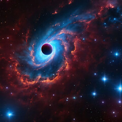 universe showcasing constellations swirling galaxies ethereal nebulae background