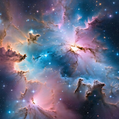 pastel hued cosmic constellation standing out milky ways radiant arm nebulae background