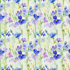 Fototapeta premium seamless floral background