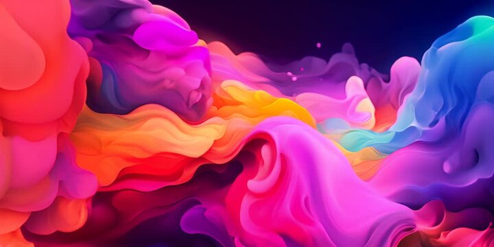 Colorful abstract background 4K Video