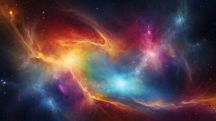 Galaxy cosmos abstract multicolored background

