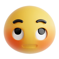 looking emoji 3D Icon Illustration