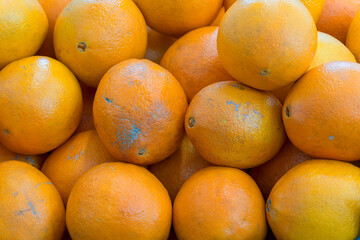 oranges at the market Silves Portugal