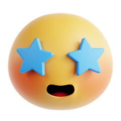 smiling tear emoji 3D Icon Illustration