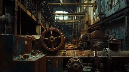 Plexiglas foto achterwand An abandoned factory © aimanasrn