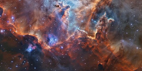 Cosmic Star Nebula - obrazy, fototapety, plakaty