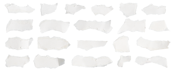 white paper on a white isolated background