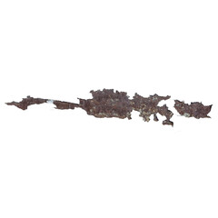 photograph of rust that forms on old and dirty metal
