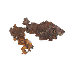 photograph of rust that forms on old and dirty metal
