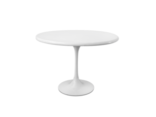 White table, transparent background