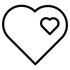 love shape icon
