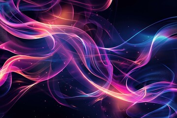 Obraz premium Intense Abstract background. Speed color light. Generate Ai