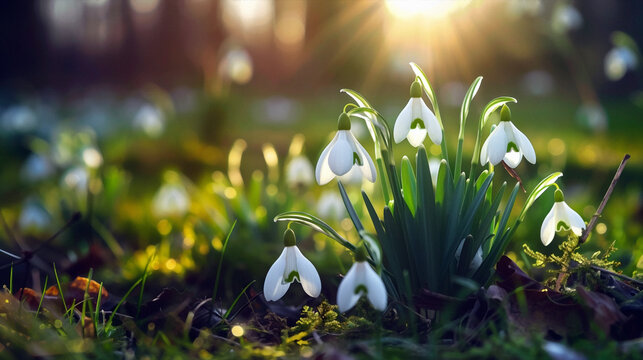 Beautiful gentle spring background. Beautiful simple AI generated image in 4K, unique.