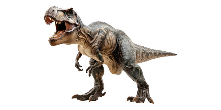 A tyrannosaurus rex isolated on transparent background.