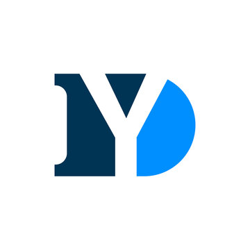recommend clip art: the logo consists of the monogram letter Y and letter D abstract motive. Fill and elegant.