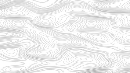 Vector seamless background.  Wavy graphic background. The wavy lines. Topographic map. Seamless pattern wave lines Topographic map. Geographic mountain relief.