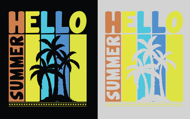 Summer Paradise T-shirt Design