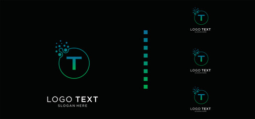 Letter T Logo. T Letter Design Vector