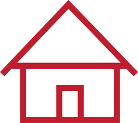 house icon set. flat style icon for web site design, logo, app, UI isolated on white background. Vector illustration. eps 