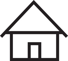 house icon set. flat style icon for web site design, logo, app, UI isolated on white background. Vector illustration. eps 