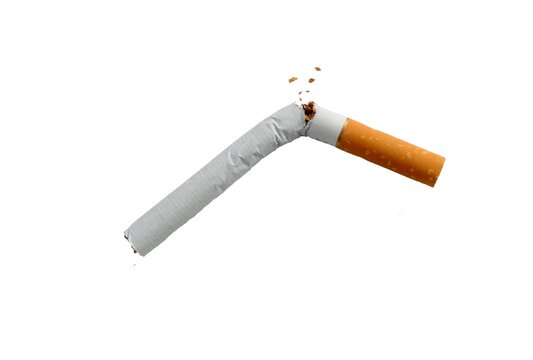 The last cigarette. Giving up on the addiction of smoking. 