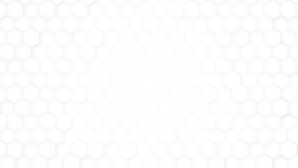 Abstract. hexagon white background. honeycomb white Background. Hexagonal grid pattern