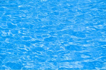 Ripple blue water surface
