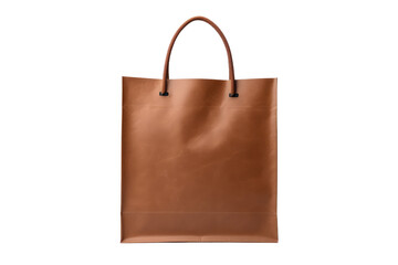 Whispers of Elegance: Brown Leather Bag.