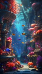 Aquatic Utopia: The Coral Palace Beneath the Waves