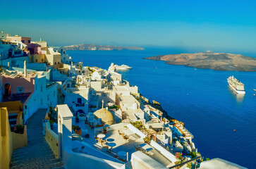 santorini island greece summer resort for holidays