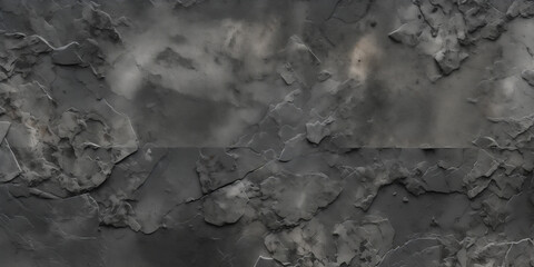 Grey cracked concrete background with copyspace 