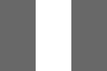 Nigeria flag - greyscale monochrome vector illustration. Flag in black and white