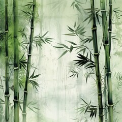 green bamboo background with grungy texture