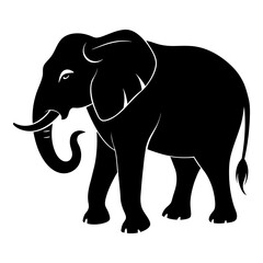 thai elephant vector	