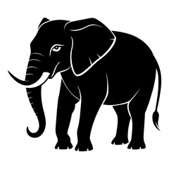 thai elephant vector	