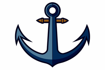 anchor vector illustration white background
