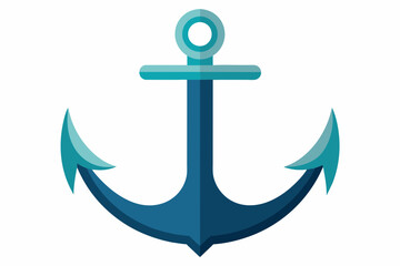 anchor vector illustration white background