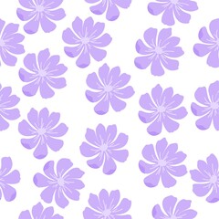 seamless pattern with flowers