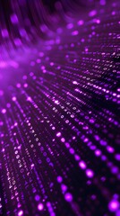 purple Binary Data background