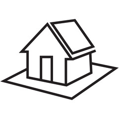 House icon set. Vector illustration. eps 10