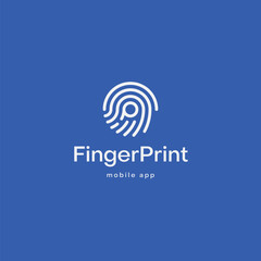 Finger Print logo design 