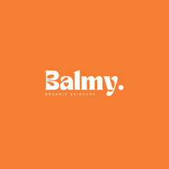 Balmy logo design