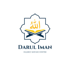 Darul Iman  logo for company - obrazy, fototapety, plakaty