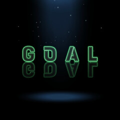 3d graphics design, Goal text effects