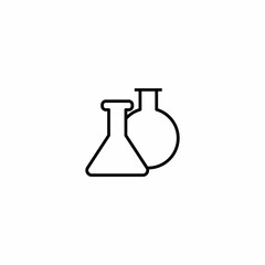 Flask Chemistry Laboratory Science icon